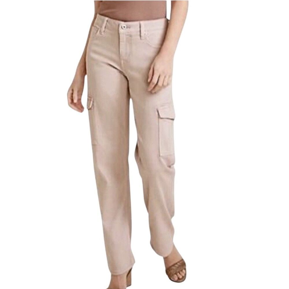 Edgely Relaxed Boyfriend Straight Cargo Jeans